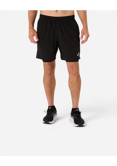 Asics Asıcs Sılver 2-n-1 7ın Short Erkek Siyah Şort 2011d234-001