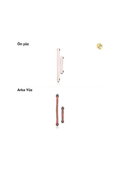 Samsung Galaxy S21 İle Uyumlu Tuş Takımı Pembe Düğme Seti Tuş Takımı Buton Açma-kapama Düğmesi