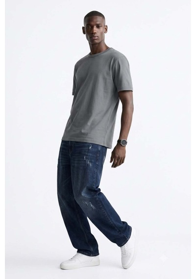 Barrels And Oıl Erkek Basic T-shirt 2143 - A.haki A.haki
