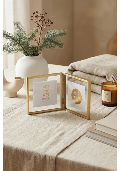 İkili Gold Çerçeve