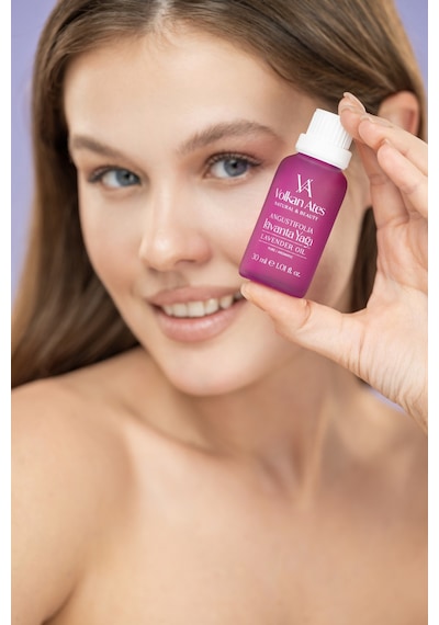 Volkan Ates Natural & Beauty Lavandula Angustifolia Saf Lavanta Yağı İçten Damlalıklı 30 Ml