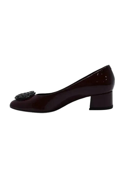 Poletto Hakiki Deri Bordo Ayakkabı Günlük 916 90 V2-1096 Bordo