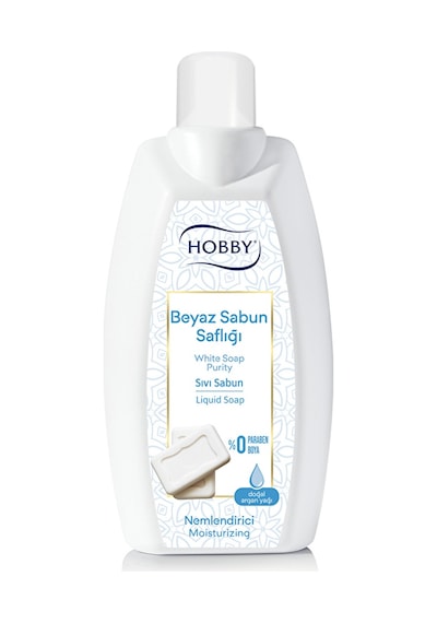 4 Adet Hobby Beyaz Sabun Saflığı Sıvı Sabun 1500 Ml