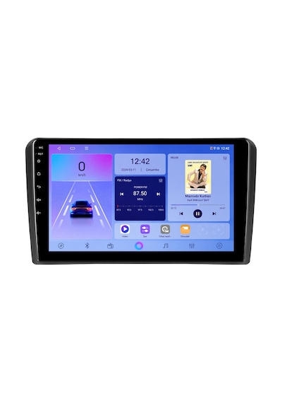 Audi A3 Android Multimedya 2004-2012 Carplay Android Auto Navigasyon Kameralı 4gb Ram 32gb 9"