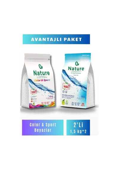 İkili Avantaj Paketi Beyazlar + Color & Sport 2 X 1,5 Kg 50 Yıkama - 899208296