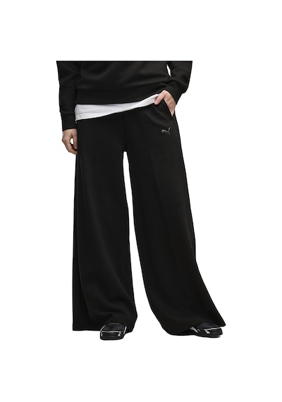 Puma Class Wide Leg Kadın Siyah Günlük Stil Eşofman Altı 69401301