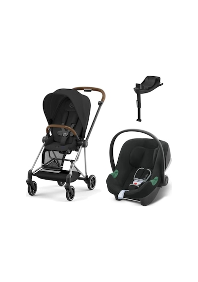 Mios Travel Sistem Chrome Brown Sephia Black & Aton Bazalı Volcano Black