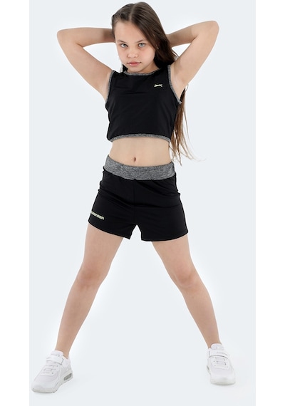 Slazenger DESTA IN Kız Çocuk Alt Üst Takım Siyah