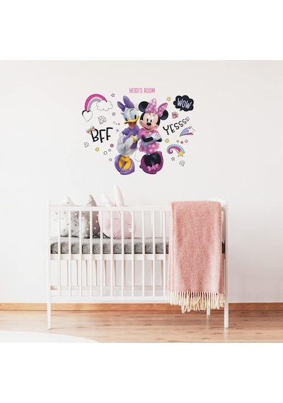 Roommates Rmk5156gm Minnie Mouse Soy Ve Yapıştır Alfabeli Dev Duvar Çıkartmaları Genel