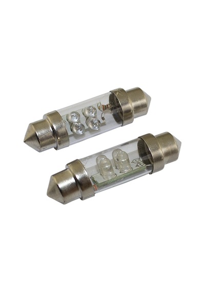 Space Sofit Dekoratif Led Ampul 2X4Led Mavi 12V/ Laam113-2-12