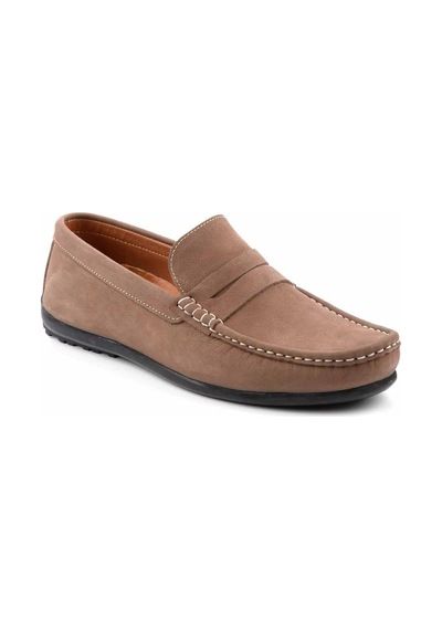 Bambi Kahve Leather Erkek Loafer Ayakkabı E01733200801 Kahve