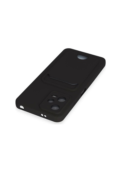 Xiaomi Poco X5 5g Kılıf Kelvin Kartvizitli Silikon - Siyah Çok Renkli