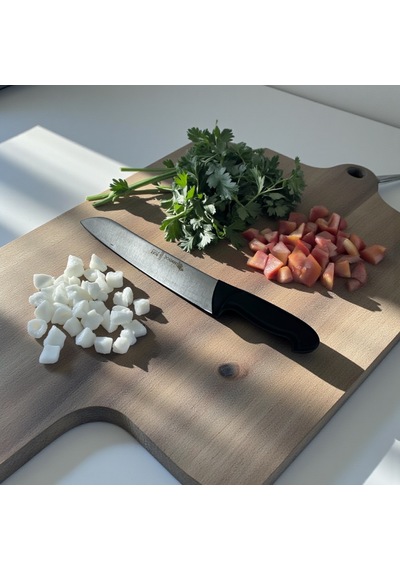 Taita Serisi Santoku Bıçağı 23 Cm Paslanmaz Çelik