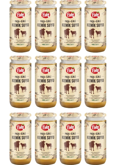 Fide Paça + İlikli Kemik Suyu 12 x 480 ML