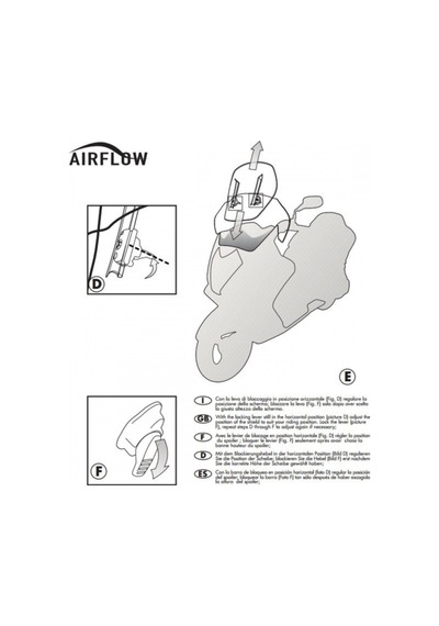 Af5600 Piaggio Mp3 Yourban 125-300 11-18 Rüzgar Siperlik