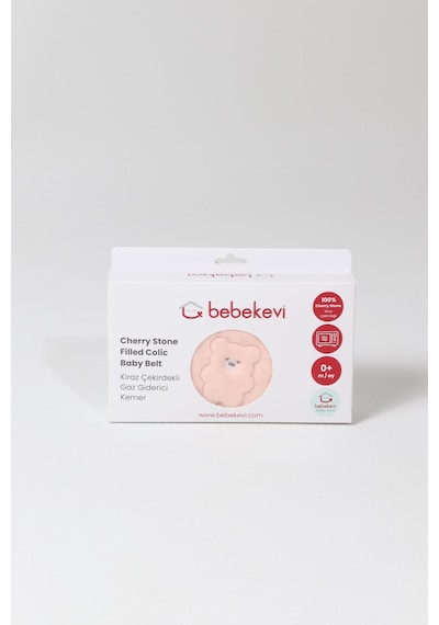 Pembe Doğal Kiraz Çekirdeği Dolgulu Bebek Kemeri Kiraz Çekirdekli Bebek Bel Kemeri