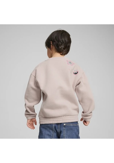 Puma X Trolls Graphic Crew Pembe Kız Çocuk Sweatshirt