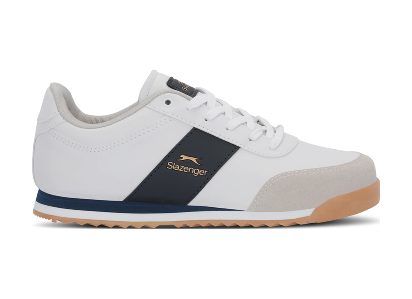 Slazenger Protect I Erkek Beyaz / Lacivert Günlük Spor Ayakkabısı Beyaz / Lacivert