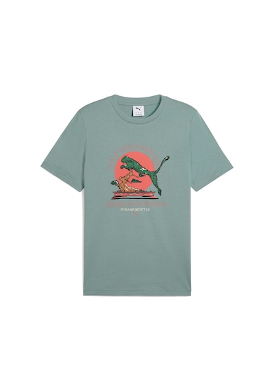 Puma Graphıcs Puma Bonsai Tee Erkek Tişört Mavi
