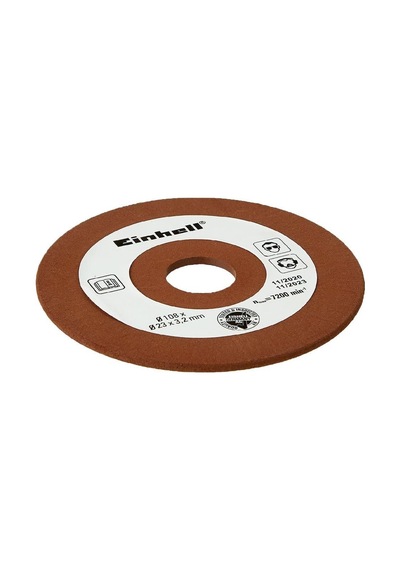 Bileme Taşı Ø 108 Mm Zincir Testere Bileme Cihazı Aksesuarı Kalınlık 3 2 Mm 23 Mm Mil Bağlantısı P100 Grit Zin