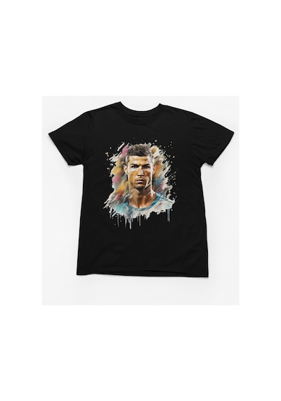 Magors Stıl-x Yeni Crıstıano Ronaldo Baskılı Bisiklet Yaka Erkek Çocuk Ve Genç Tshırt Siyah Magors Stıl-x Yeni Crıstıano Ronaldo Baskılı Bisiklet Yaka Erkek Çocuk Ve Genç Tshırt Siyah