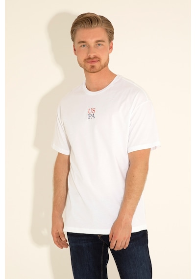 U.S. Polo Assn. Erkek Comfort Fit Bisiklet Yaka Beyaz Tişört 50289221-VR013 U.S. Polo Assn. Erkek Comfort Fit Bisiklet Yaka Beyaz Tişört 50289221-VR013