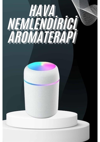 Hava Nemlendirici Buhar Makinesi Led Işıklı Usb Dekoratif Nemlendirici Renkli
