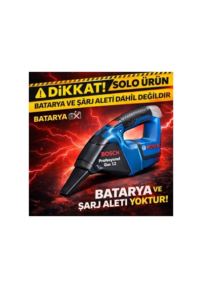 Professional Gas 12v El Tipi Şarjlı Süpürge Dikkat Batarya Ve Şarj Aleti Yoktur , Bunlar Olmadan Çalışmaz