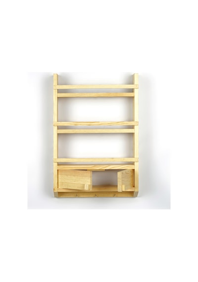 Naturel Ahsap Baharatlik Terek 40x9x60 Cm Cın091