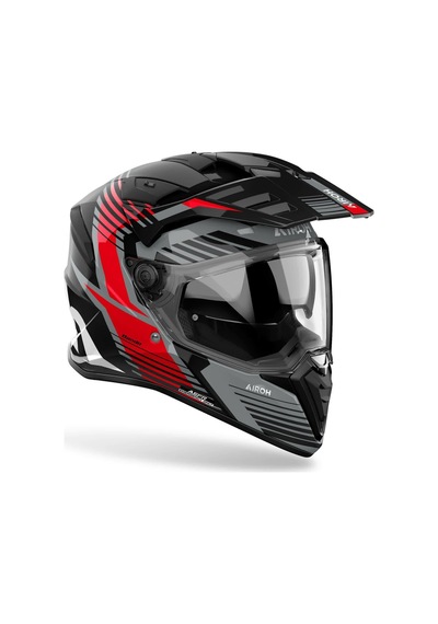 Airoh Bandit Spicy Red Gloss Kask Kırmızı -  Siyah