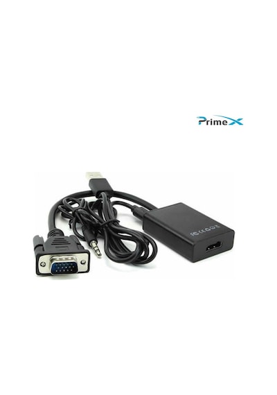 Primex Px-1250 Vga To Hdmi Fullhd Görüntü Çevirici Aparat