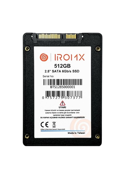 Iromx Ir512gs3 512 Gb 500-480mb/s Sata 2.5 İnch Ssd Harddisk