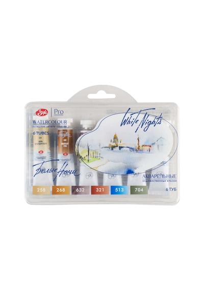 St. Petersburg White Nights Extra-fine Tüp Sulu Boya Seti 10 ML 6lı St. Petersburg Palette 191392107