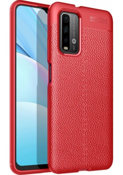 Xiaomi Redmi Note 9 4G Kılıf Niss Tam Korumalı Deri Silikon Kapak