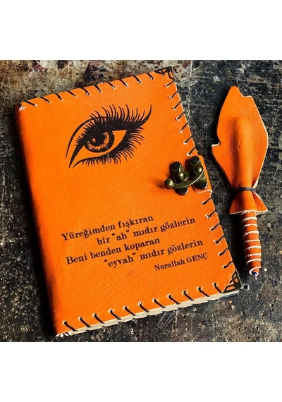 Yüreğimden Fışkıran Bir Ah Mıdır Gözlerin Deri Defter