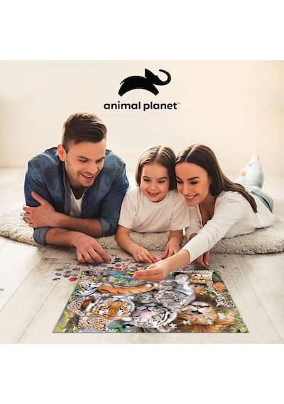 Prime 3d - Vahşi Kediler 100 Parça Puzzle Ve Figür Set 15544