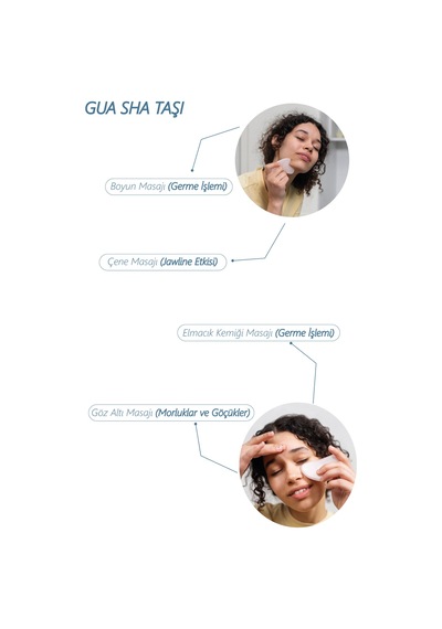 Seay Ametist Taşı Face Roller Doğal Taş Yüz Masaj Aleti