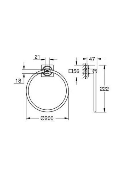 Grohe Allure Havluluk - 40339gn1 Altın