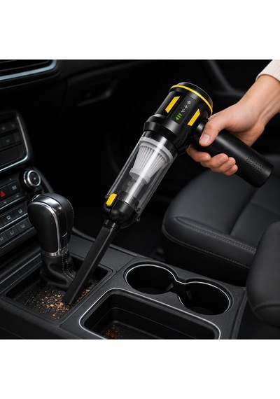 2'si 1 Arada Araç Süpürgesi Ve Hava Üfleyici, 20000 Pa Turbo Vakum, 8000 Mah, Type-c Şarjlı, 3 Kademeli Fırçasız Motor, Hepa Filtreli Kablosuz Mini El Süpürgesi Diğer