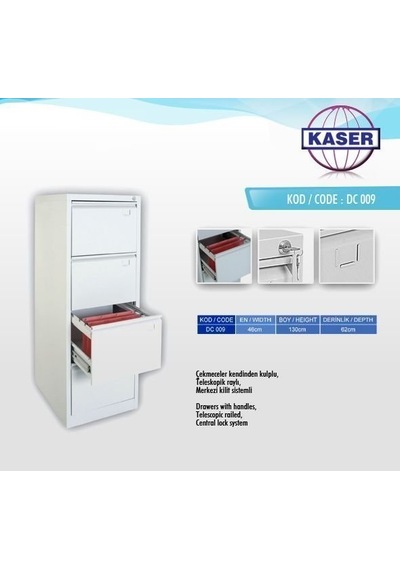 Doğuş Çelik Kartoteks Dolap Dc 009 - Mdf Lam Renk Seçenekli Diğer