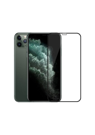 Apple Uyumlu   iPhone 11 Pro Max Tam Kaplar Kırılmaz Temperli Ekran Koruyucu Cam