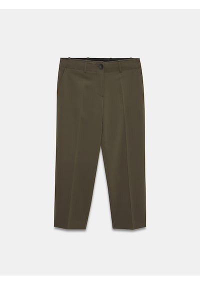Dilvin 72279 Orta Belli Kapri Pantolon-haki Haki