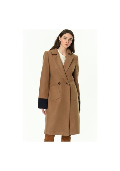 Z6640 Dewberry Bayan Palto-Camel