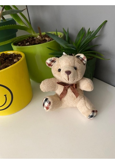 Ayıcık Figürlü Büyük Boy Peluş 4'li Anahtarlık
