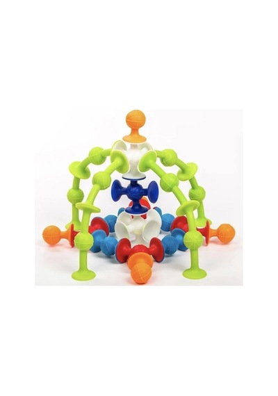 Vakum Molekül 25 Parça Yapı Taşları Fidget Duyusal Eğitici Oyuncak Squigz  116238964