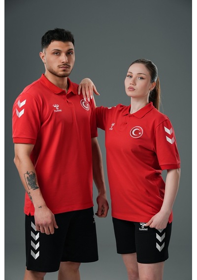 Hummel Armin Milli Takım Kamp Tişört Kırmızı