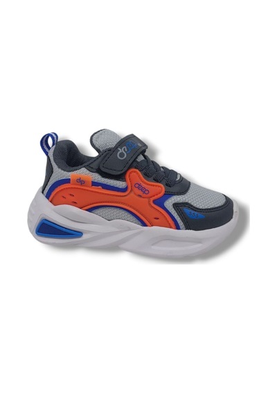 Zerhan Deep Kids 555 Erkek Çocuk Füme Spor Ayakkabı Gri
