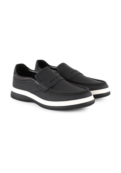 Lbr Erkek Casual Ayakkabı H1066 Siyah Beyaz Taban Hakiki Deri Hafif Eva Taban Rahat Günlük Penny Loafer Syh-byz Lbr Erkek Casual Ayakkabı H1066 Siyah Beyaz Taban Hakiki Deri Hafif Eva Taban Rahat Günlük Penny Loafer Syh-byz
