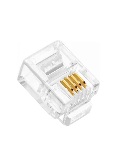 Telefon Soketi Rj11 6p/4c 100lük Paket 4533