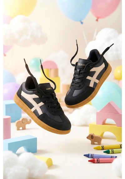 Dark Seer Kids Ds K Ruby Sneaker Günlük Spor Ayakkabı Siyah-bej